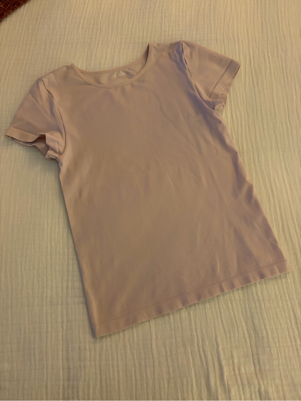 wild fable Short Sleeve Sleek Crewneck Tee in Light Pink